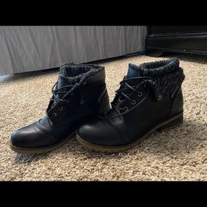Lace up ankle boots